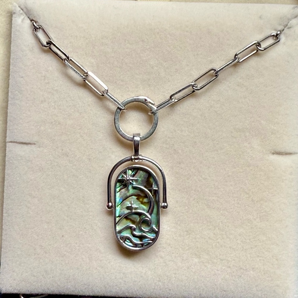 SOLD! Awe Inspired Water element necklace